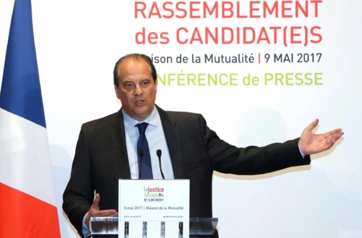 Le secrétaire général du PS Jean-Christophe Cambadélis à Paris, le 9 mai 2017