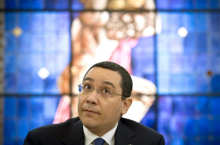 Le Premier ministre roumain Victor Ponta, le 9 juin 2015 à Bucarest