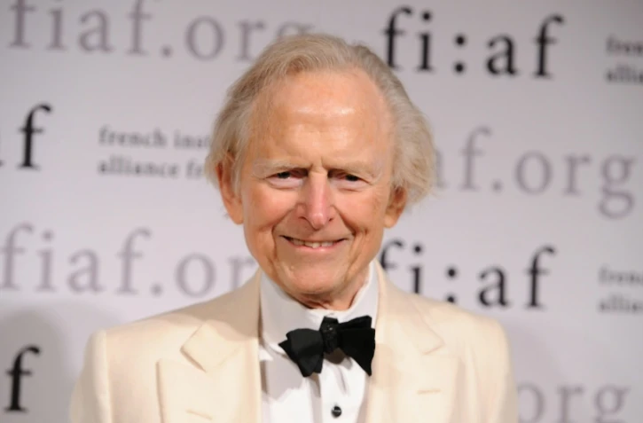 L'auteur américain Tom Wolfe à New York le 30 novembre 2012