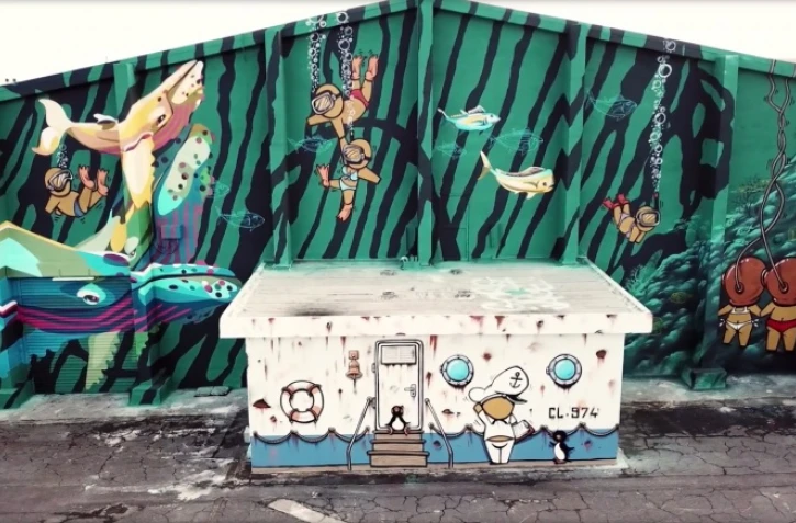 Jace et Gorg One signent une fresque de 500 m2 au Port 