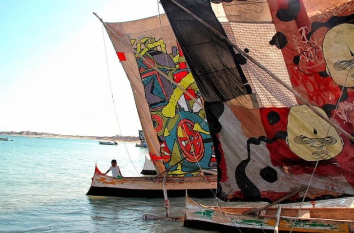 Du graffiti dans les voiles
