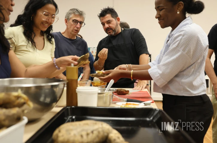 atelier culinaire avec les auteurs du salon du livre de jeunesse de l'ocean indien