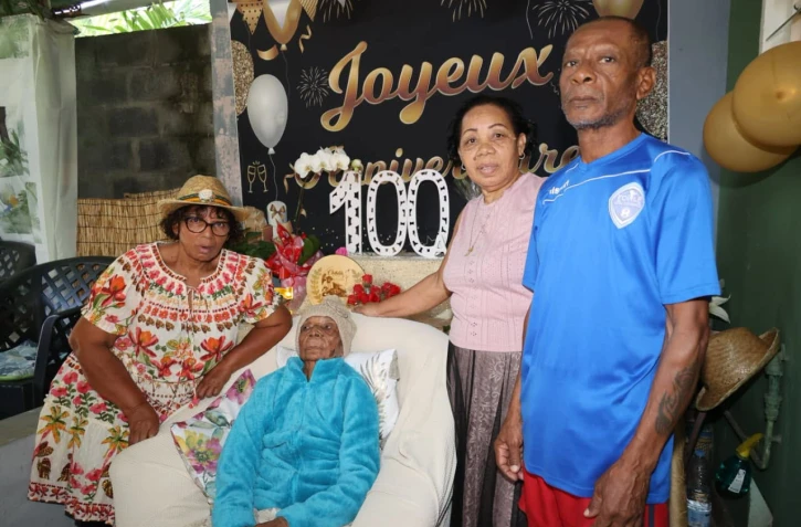 Saint-Pierre : Clotilde Paitre célèbre ses 100 ans