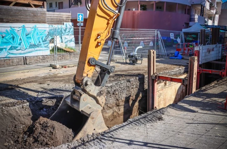 Saint-Leu : travaux d'assainissement des eaux usées