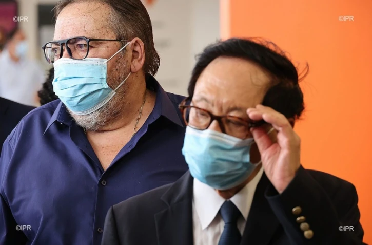 Michel Fontaine et André Thien Ah Koon 