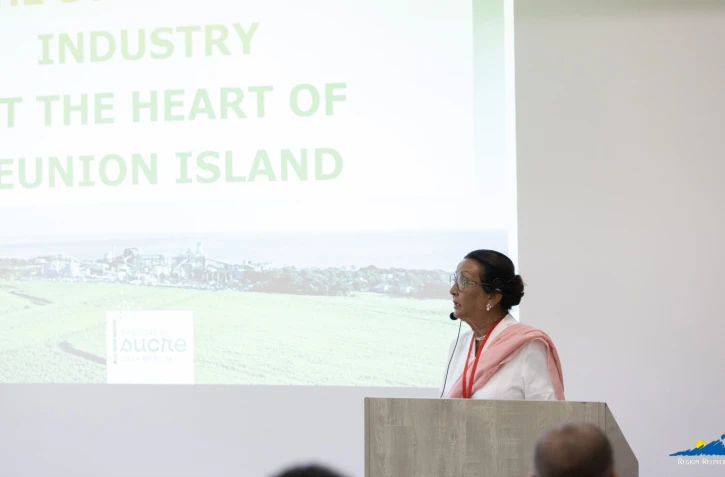 Huguette Bello a participé à l'ouverture du workshop coproducts ISSCT