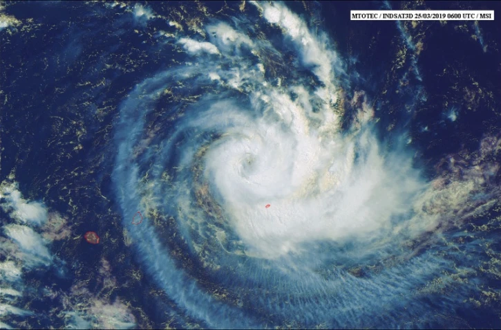 Le cyclone tropical Joaninha se rapproche dangereusement de Rodigues