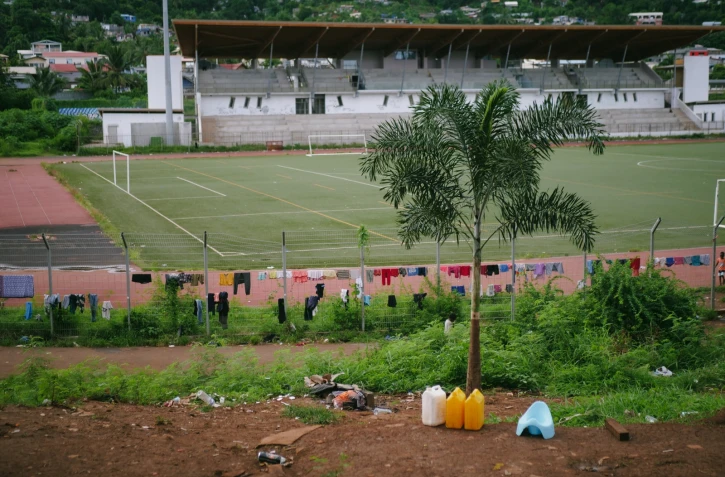 Camp de Cavani à Mayotte