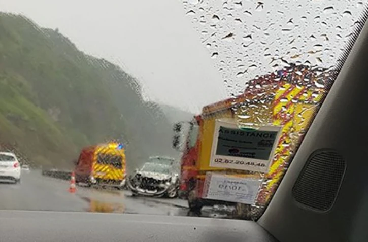 Accident pluie littoral