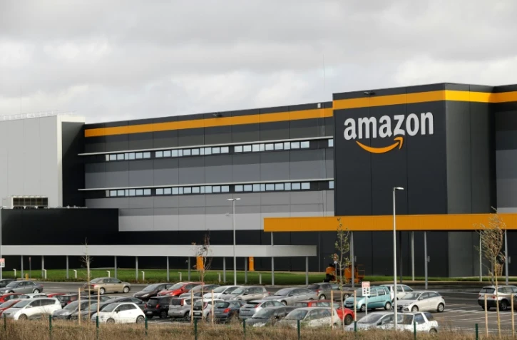 Le site d'Amazon à Brétigny-sur-Orge, au sud de Paris, en novembre 2019