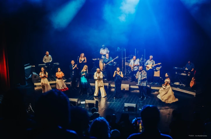 Michou en concert à la Salle Gramoun Lélé avec le Bisik