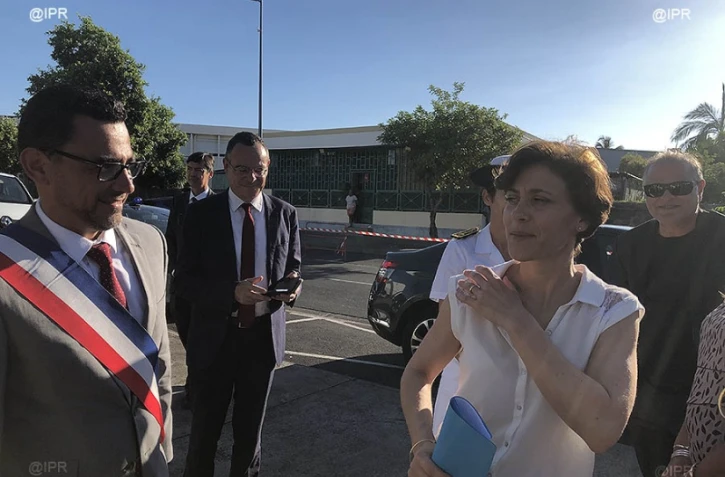 Christelle Dubos au Port