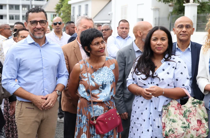 Olivier hoarau ,ericka bareigt ,audrey belim 