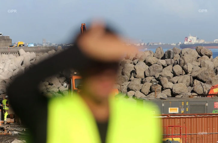 travaux route du littoral ,andains