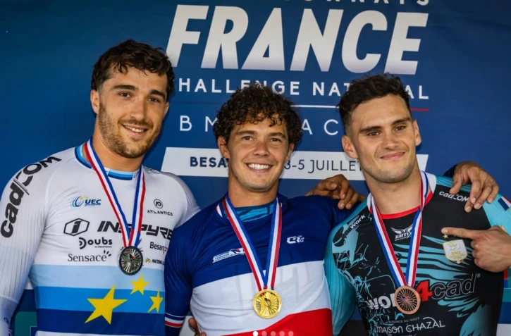 BMX : le Réunionnais Romain Mayet sacré champion de France Élite