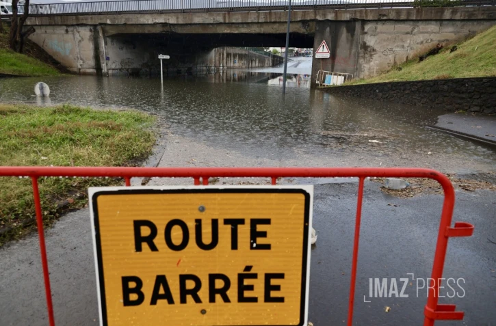 Fortes pluies : des nombreux radiers fermés et des routes inondées [?]