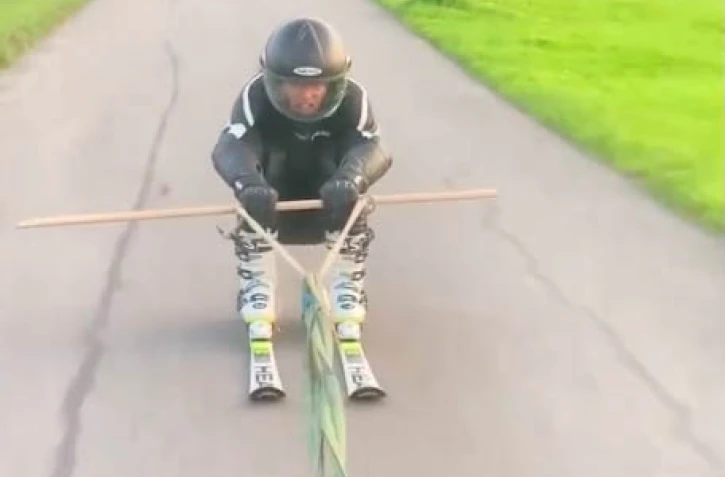 Maurice grob skieur 