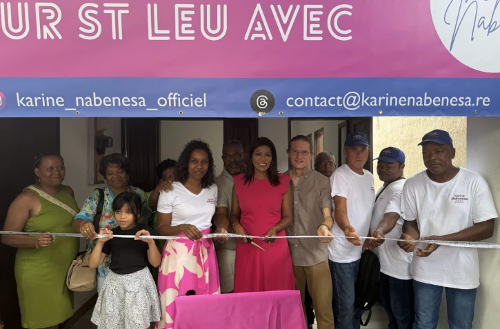 Saint-Leu : Karine Nabénésa inaugure sa permanence et dévoile les premières lignes de son programme
