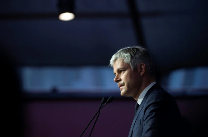Le président du parti Les Républicains Laurent Wauquiez à Lyon le 16 mars 2019
