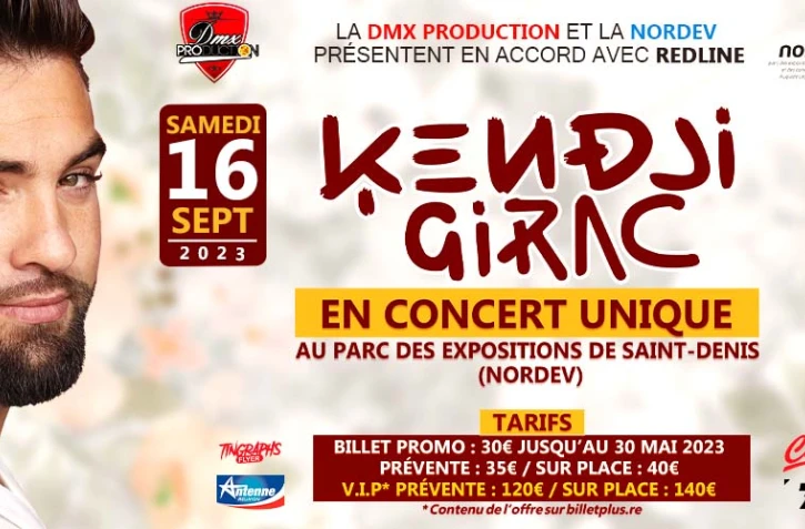 Concert Kendji Girac à la Nordev