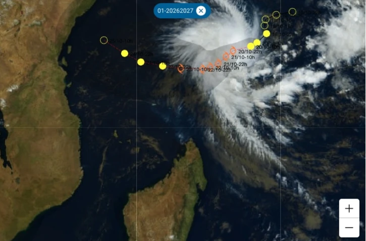 Agueda, la première tempête tropicale de la saison cyclonique a été identifiée à l'Ouest des Seychelles