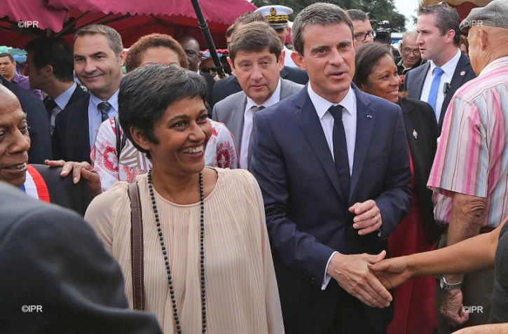 Ericka Bareigts et Manuel Valls 