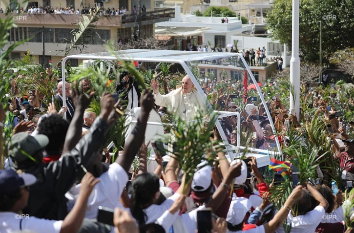 visite du pape à maurice
