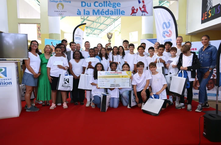 24 collégiens de l’Etang Saint-Paul s’envoleront pour les JO 2024