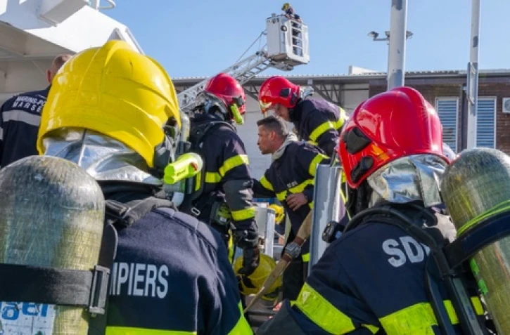 Des pompiers de Mayotte se forment auprès des pompiers de La Réunion