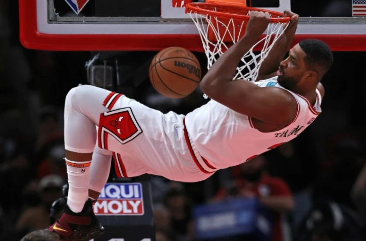 Tristan Thompson des Chicago Bulls contre les Atlanta Hawks le 24 février 2022 à Chicago, Illinois