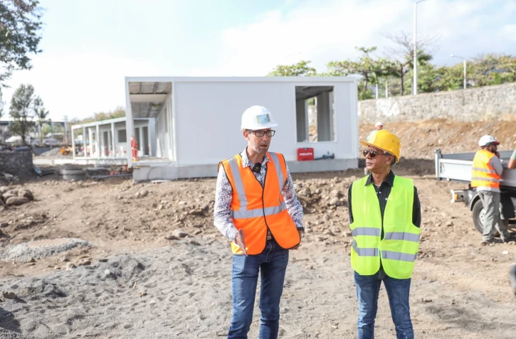 Saint-Denis : le futur groupe scolaire de Champ-Fleuri prend forme
