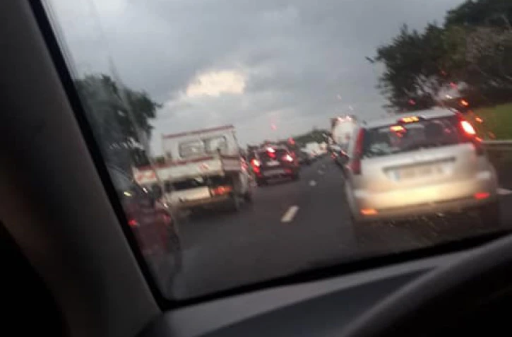 Bouchons direction St André