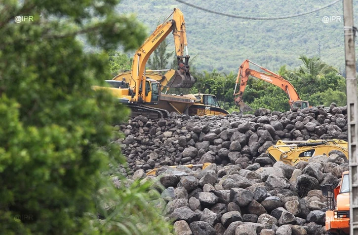 carrière des Orangers à Sainte-Anne