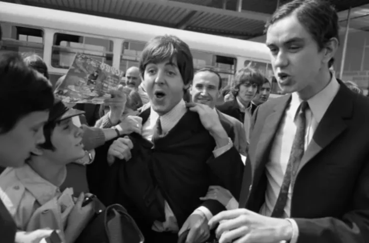 Paul McCartney près de Paris en mai 1965 ( AFP / - )