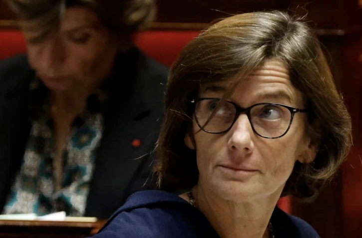 La nouvelle ministre de la Santé, Agnès Firmin Le Bodo, à l'Assemblée nationale, le 20 décembre 2023.