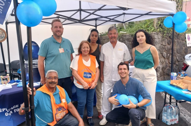 Sainte-Clotilde : dépistage du cancer colorectal mars bleu