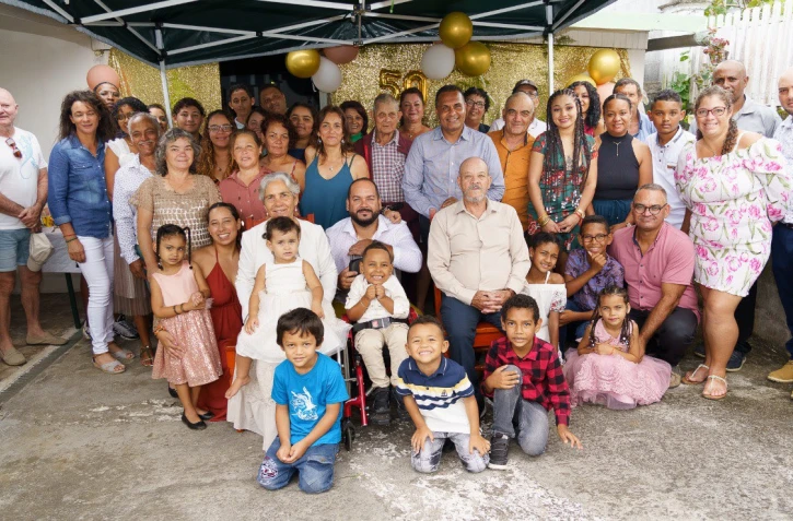 Saint-Leu : les époux Benard fêtent leurs 50 ans de mariage