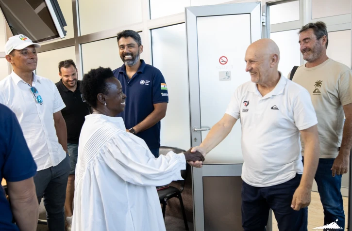 Saint-Denis : rencontre avec la délégation de la coupe surf francophonie