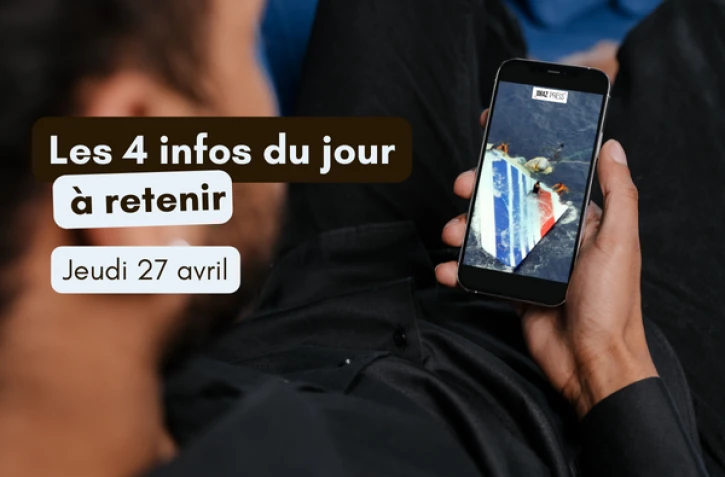 4 infos à retenir jeudi 27 avril 2023
