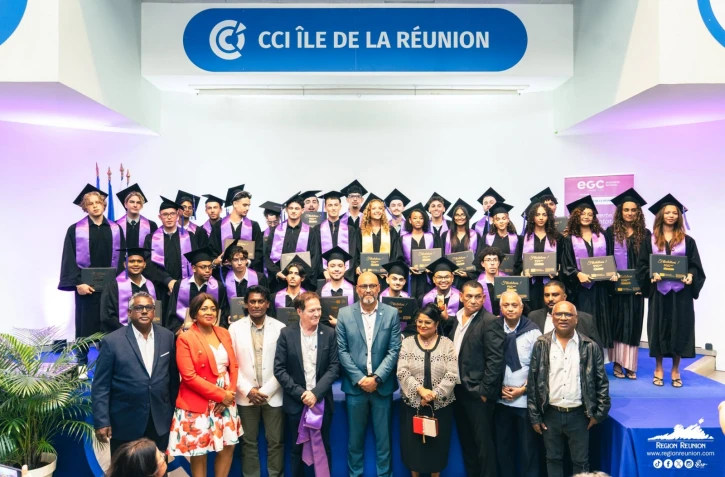 La Région participe à la remise des diplômes 2026 de l’École de gestion et de commerce de la Réunion