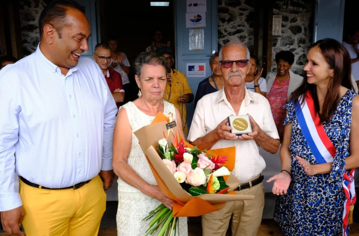 Marie Hélène et René Loricourt ont fêté leur 50 ans d'amou