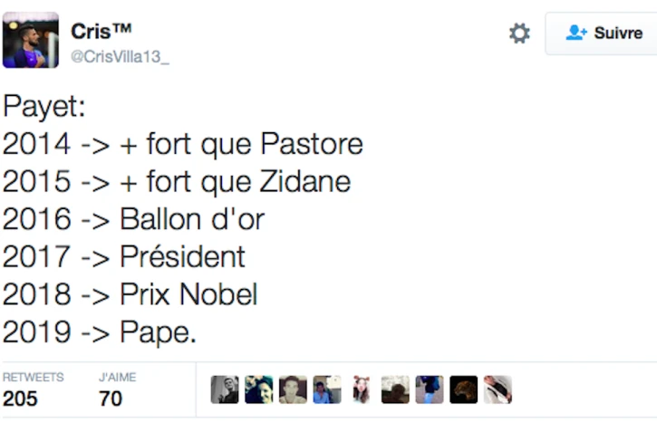 Payet Twitter 