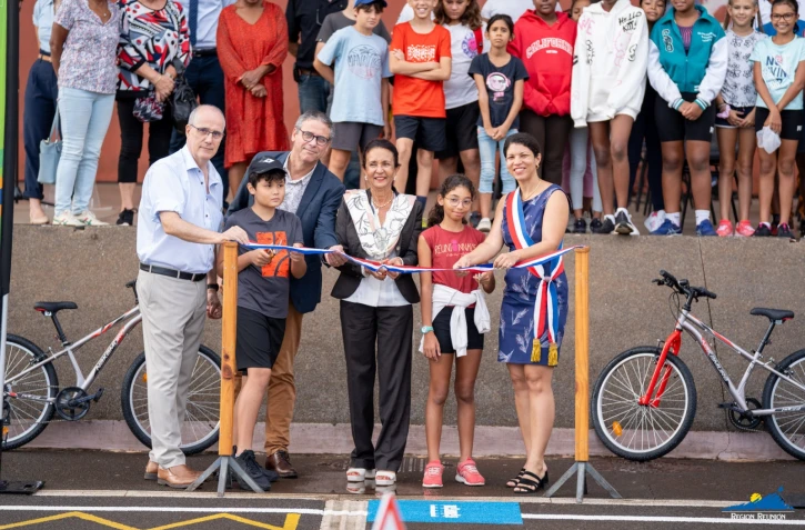 La Possession : inauguration de la piste de sécurité routière