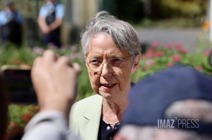 Élisabeth Borne en visite à Salazie