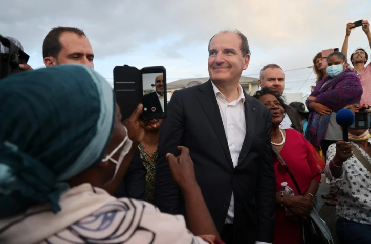 saint-pierre visite terre sainte jean castex campagne présidentielle 2022 emmanuel macron