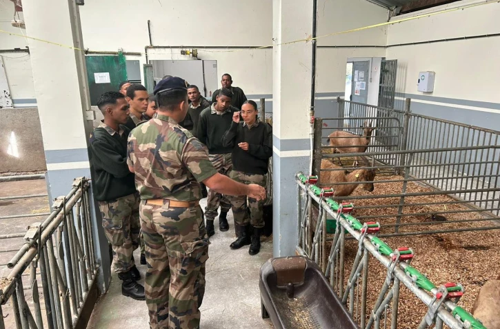  Le Régiment du service militairerelance sa filière agricole à Bourg-Murat