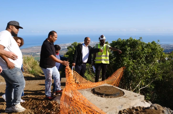 Saint-Paul : visite du chantier d'aménagement du Chemin Zitte