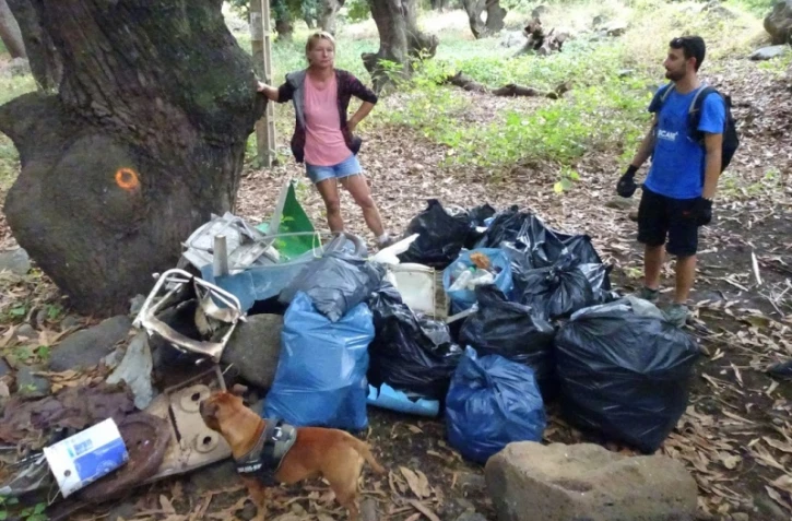 Opération ramassage de déchets à Saint-Paul