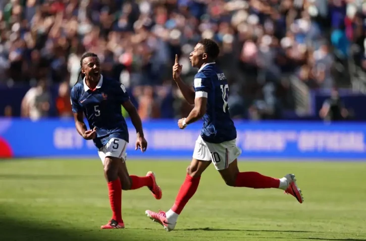 Kylian Mbappé, auteur d'un doublé pour la France face au Sénégal, pour son entrée en lice à la Coupe du monde, le 16 juin 2026 à East Rutherford (New Jersey)