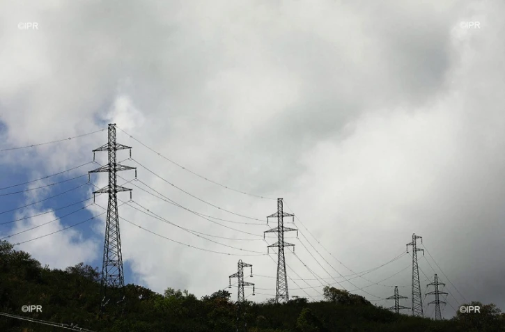 Une ligne à haute tension
